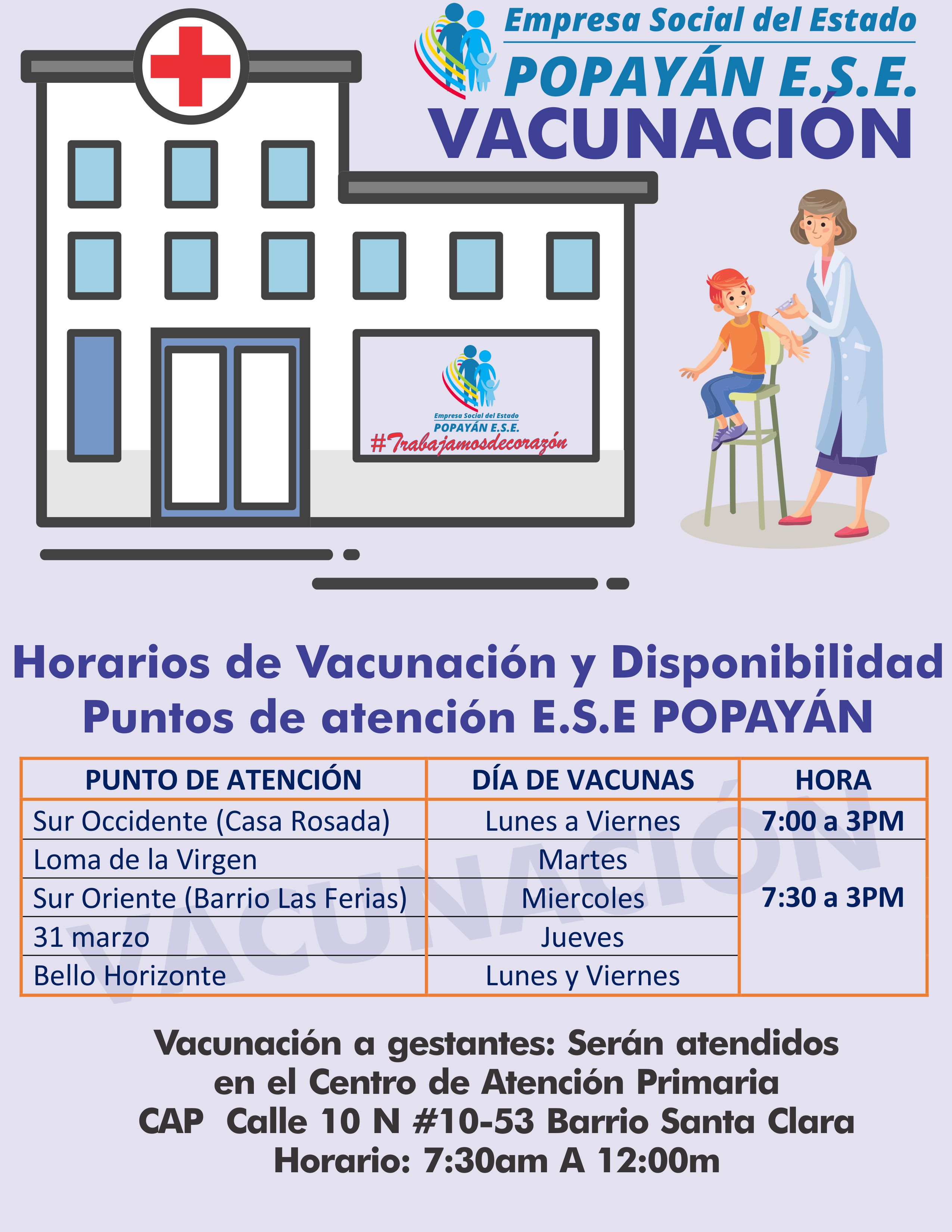 vacunas Popayán