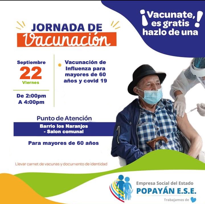Jornada vacunación Popayán